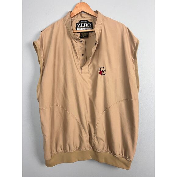 Zero Restriction ZR Men XL Golf Wind Vest Pullover Outerwear Lightweight CC Logo - Picture 11 of 11